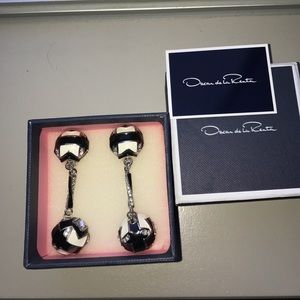 Oscar de la Renta earring and necklace set