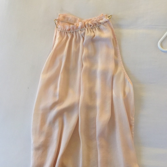 Zara blush sleeveless top