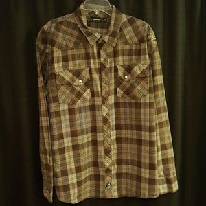 Men's Van's Button Up Flannel
