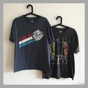 Lot of 2 Men's Star Wars Shirts