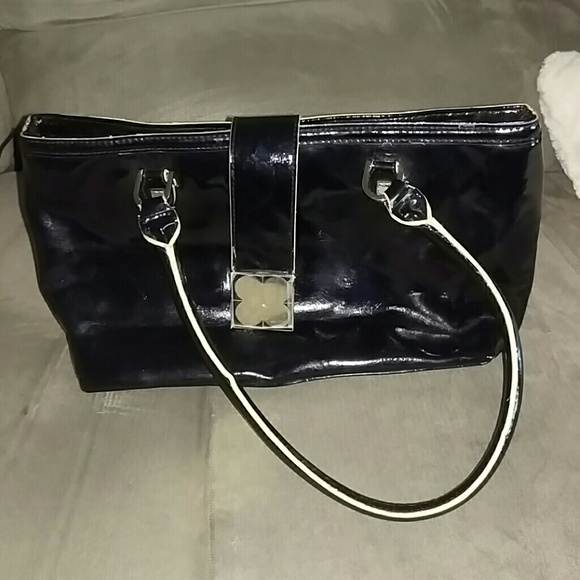 NWOT Liz Claiborne spacious black bag