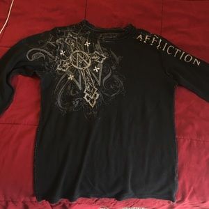Affliction long sleeve thermal
