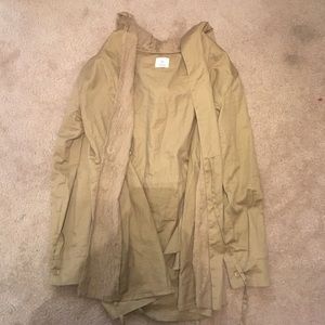 Rain jacket, with hood