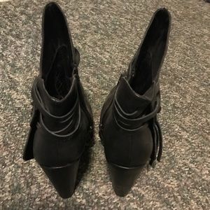 Wedge Heels + Fringe Detail by HeartSoul