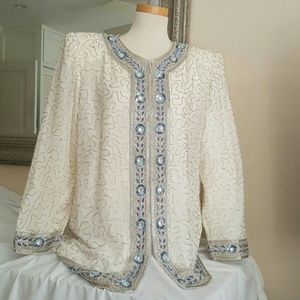 🌟🌺SALE🌺🌟 Beaded  Evening Formal Top/blazer