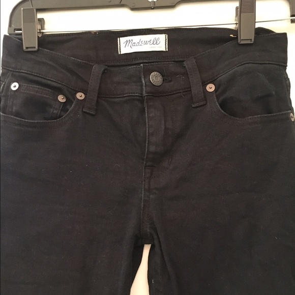 Madewell "skinny skinny" black jeans