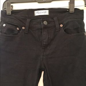 Madewell "skinny skinny" black jeans