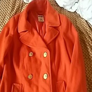 Orange Peacoat