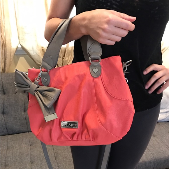 Coral Betsey Johnson Crossbody Purse - NWOT