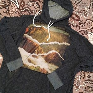 Men's American Eagle long sleeve hoodie.