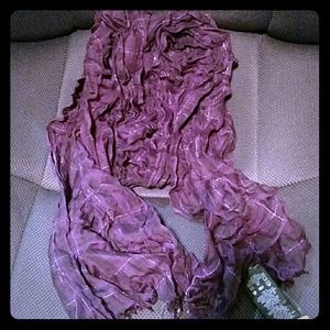 Eddie Bauer purple scarf