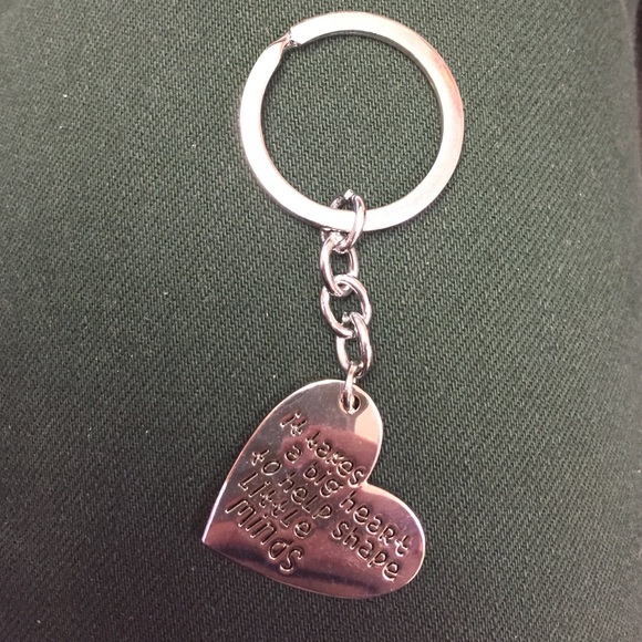 SALE Teachers Gift! Heart Key Chain!