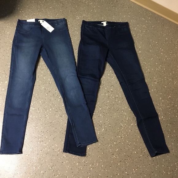 Two jeggings