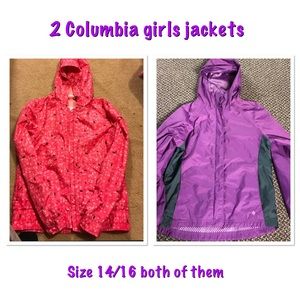 2 Columbia jackets girls