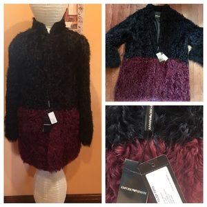 Emporio Armani
Women's Wine/Black Jacket Size 48