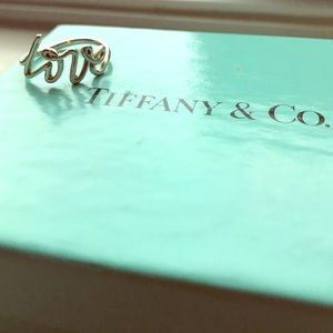 Tiffany "Love" ring. Size 7