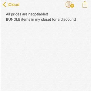 All prices are negotiable!!