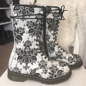 Dr Martens Floral Boots