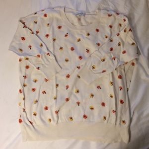 Madewell studio sweater in pansy