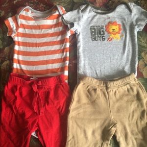 Two super comfy baby outfits