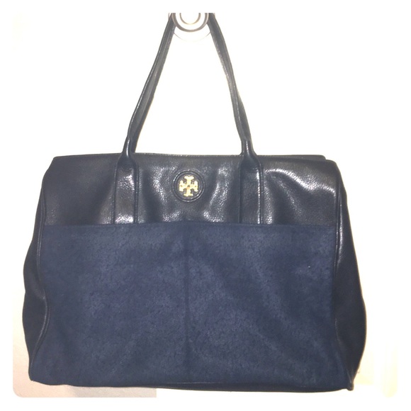 Authentic Large Tory Burch leather tote!