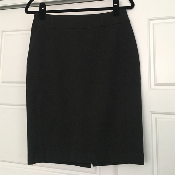 Loft Gray pencil skirt