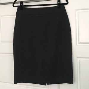 Loft Gray pencil skirt