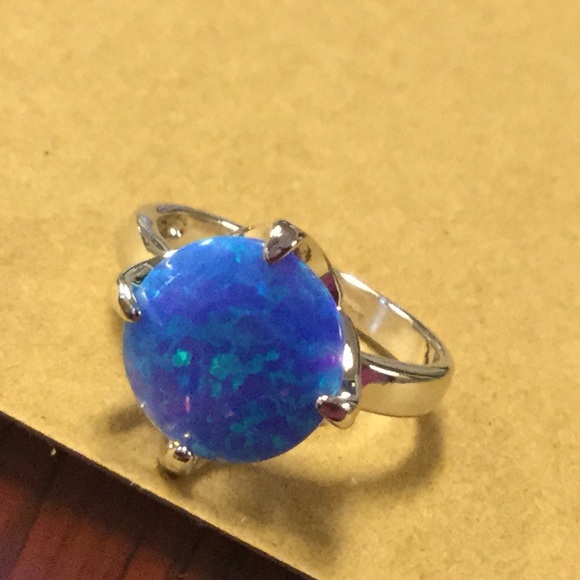 925 Sterling Silver Jewelry - Opal 925 Sterling Silver Ring