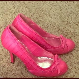 Pink Deb high heels