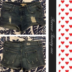 {EUC} Cutoff Jean Shorts