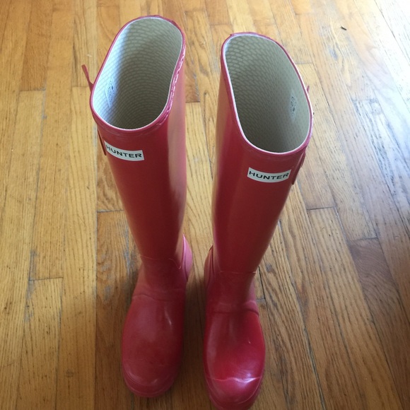 Hunter Red Rain Boots!