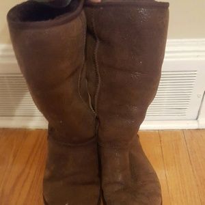 Brown Paisley Tall Ugg Boots