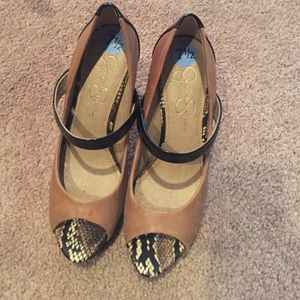 Jessica Simpson platform heels