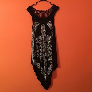 Mandala inspired floral design dress