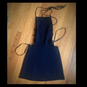 Nicole Miller open Corset back Mini