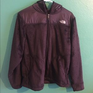 women's purple north face jacket