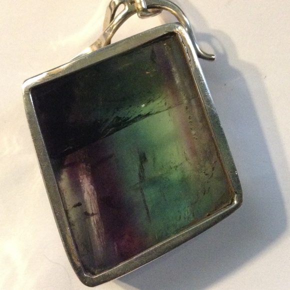 Fine Jewelry |  2.75" Fluorite Pendant - Picture 2 of 4