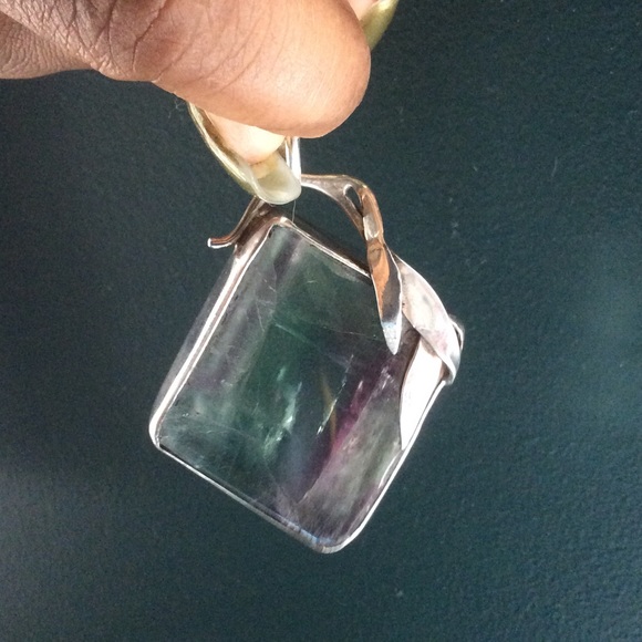 Fine Jewelry |  2.75" Fluorite Pendant - Picture 4 of 4