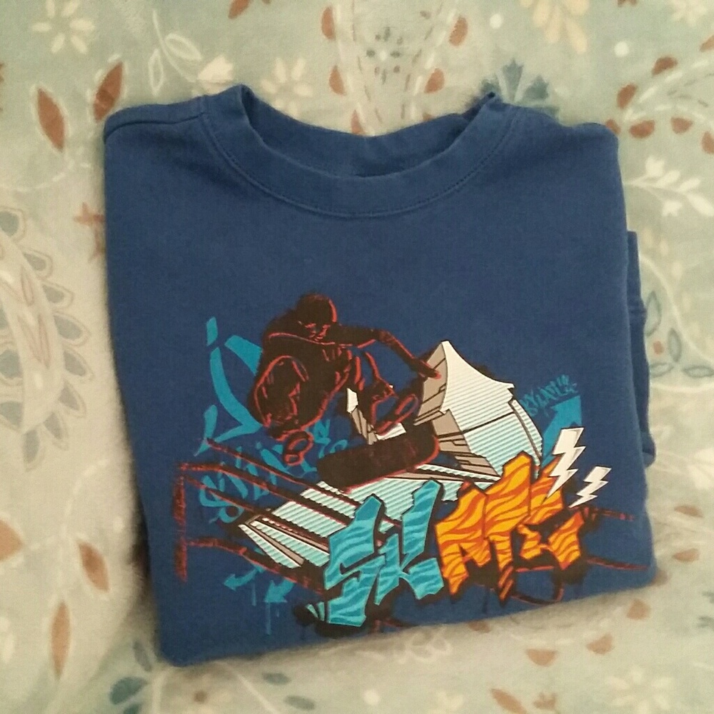 Joe Boxer Skater Sweat Shirt Size 8