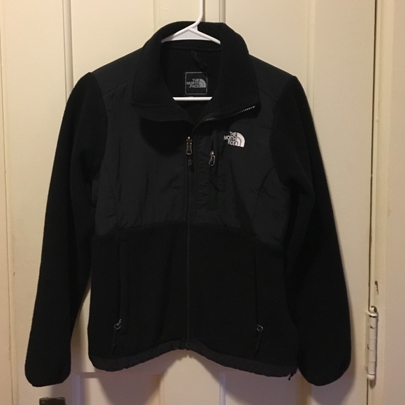Black North Face fleece jacket XS