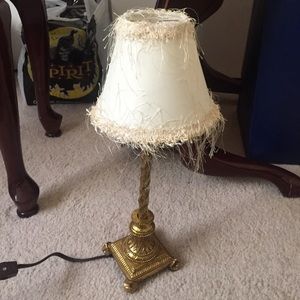 Set of 2 Gold Lamps