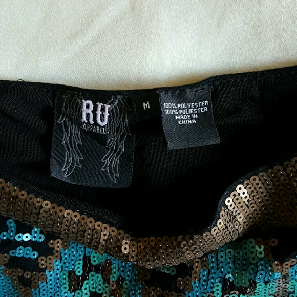 sequin mini skirt - Picture 3 of 3