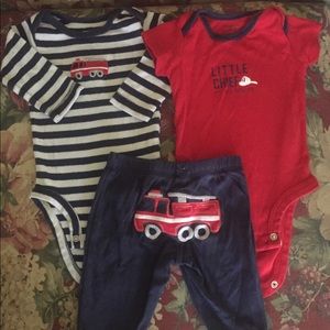 Fireman baby clothes