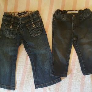 Mini Boden flared jean & Joes skinny jean.