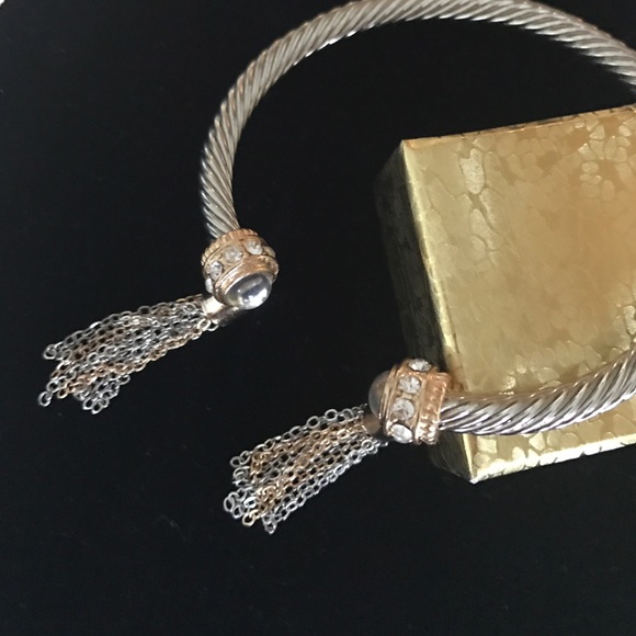 2 Carat Genuine Sapphire Bangle - Picture 3 of 4