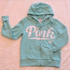 💕 PINK Full Zip Hoodie 💕