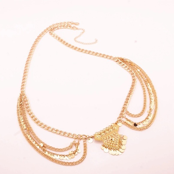 Gold hip body chain - Picture 2 of 3