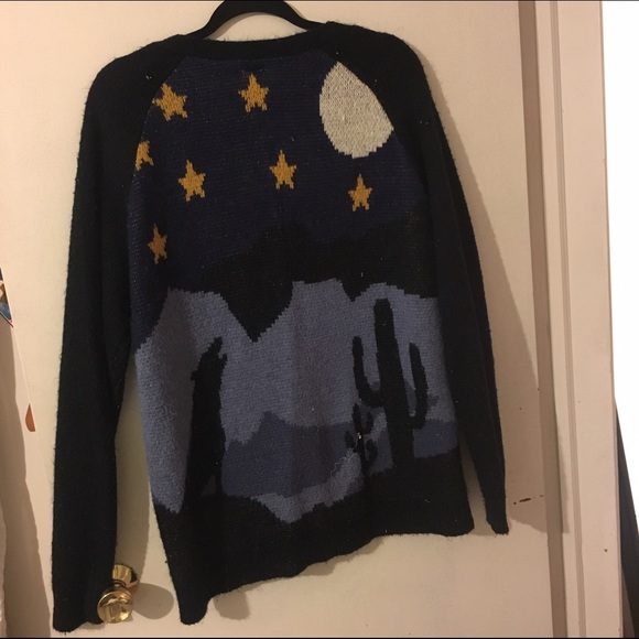Knit southwestern sweater