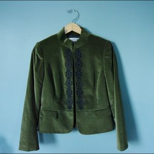 Tahari Green Velvet Blazer 💎✨HOST PICK✨💎