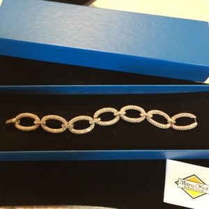 Victoria Wieck  3.23ctw Sterling Pave Bracelet